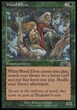 Mtg wood elves - elves, elfi