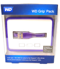 WD Grip Pack USB 3.0 Cavo Disco Rigido Esterno My Passport Ultra 1 TB, Viola