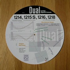 Goniometro allineamento stilo cartuccia braccio doppio 1214/1215S/1216/1218