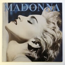 Madonna, True Blue, Vinyl LP, Sire 1986, EX/EX, WX 54 1st Press (Alsdorf) +Inner