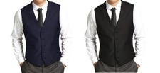 Gilet uomo elegante scollo a V