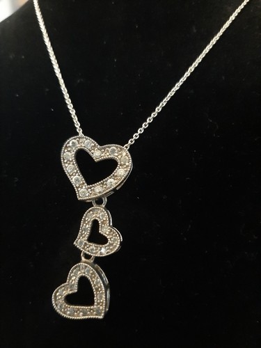Ciondolo cuore tono argento - ciondolo,