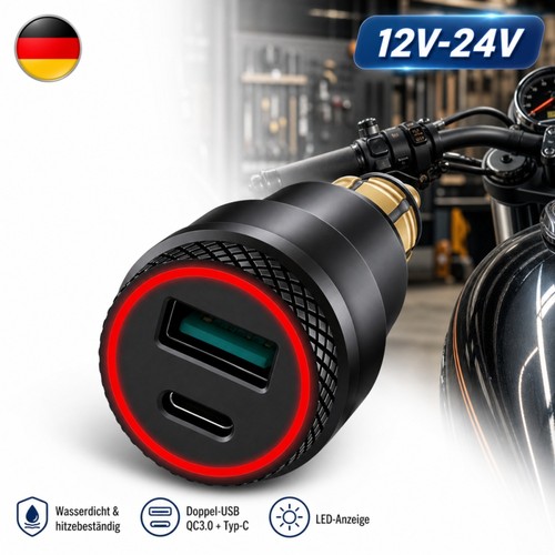 Adattatore caricabatteria moto - adattatore,
