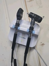 Sistema otoscopio Welch Allyn 777 montaggio a parete con testine 11720 e 23810 funzionante 