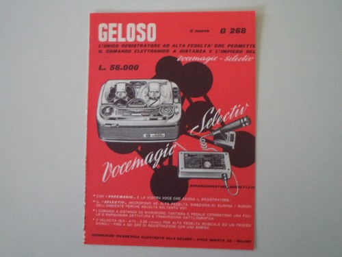 Advertising pubblicità 1962 - advertising,