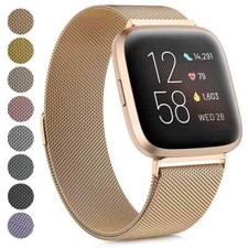 Cinturino magnetico in metallo per Fitbit Versa 4/3/Versa 2/Versa 1 Lite Sense 2 Band