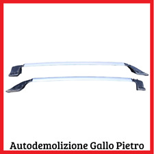 2 barre grigie tetto portapacchi longitudinali FIAT panda 169 2003 2004 2009