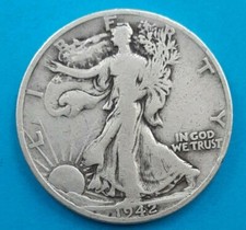 MONETA AMERICANA AMERICA USA HALF DOLLAR  D DEL 1942  IN ARGENTO SILVER ENTRA !!