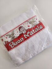 Strofinaccio Cucina  Con TELA Aida Da Ricamare Natale Natalizio 