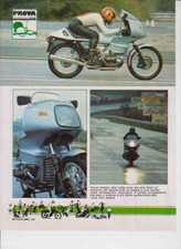 advertising Pubblicità TEST MOTO BMW R 100 RS 1000 '76 MAXIMOTO MOTOSPORT EPOCA