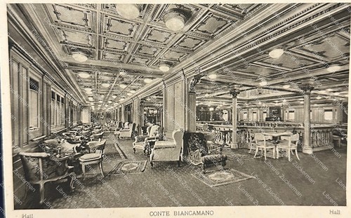 Cartolina nave conte - cartolina,