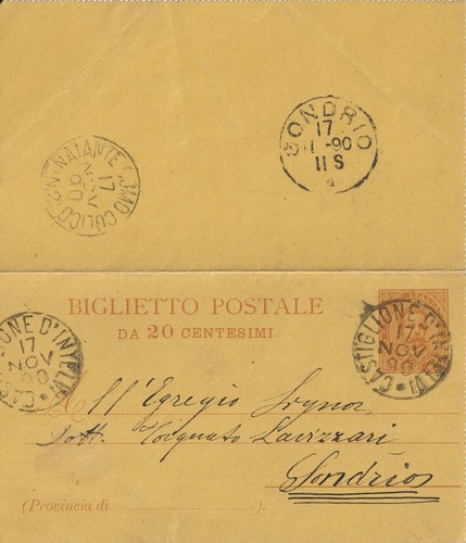 Biglietto 20c umberto i - 20c,