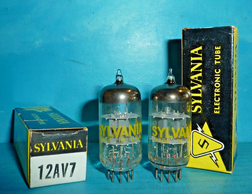 Sylvania 12av7 tubes halo - 12av7,
