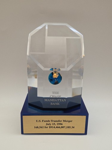 Chase manhattan bank lucite - chase,