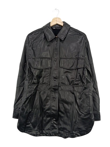 Zara giacca ecopelle - zara, donna