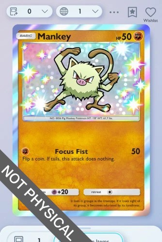 Pokemon tcg pocket mankey - tcg,