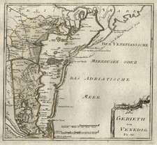 Venezia dintorni incisione su