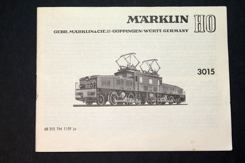 Märklin istruzioni originali