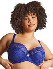 Reggiseno coppa intera non imbottito con ferretto Sculptresse by Panache Estel 9685 blu royal