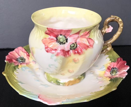 Rara tazza piattino art - e,