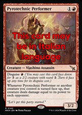 MTG PYROTECHNIC PERFORMER EXC - ARTISTA PIROTECNICA 140 - MKM - MAGIC