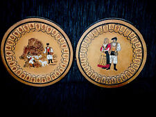 ARTE SARDA   coppia piatti in