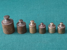 Lotto pesi peso - pesi, ottone
