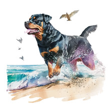 Adesivo auto cane gigante XXXL