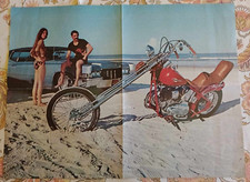 Poster Harley Davidson anni '70, da rivista dell'epoca.