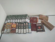 LOTTO SCATOLE SIGARI DEI MONOPOLI DI STATO CARTONE TUBI ALLUMINIO LEGNO VINTAGE