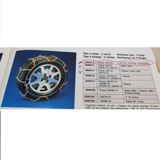 CATENA DA NEVE A ROMBO 135-13 LANCIA Y10 FIRE - TOURING - A112 ORIGINALE 5899312