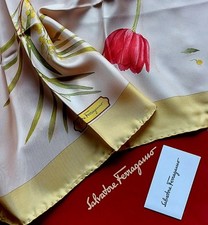 Ferragamo foulard 100% seta