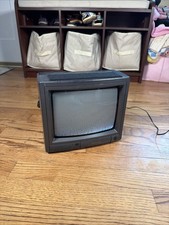 TV a colori 10" Audiovox AVT-975 1993 vintage con adattatore AC - funzionante!