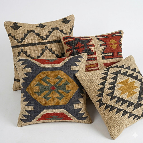 Set copricuscini kilim iuta - set,