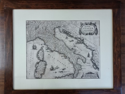 Antica carta geografica italia - antica,