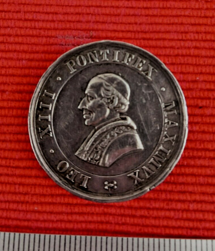 Medaglia leone xiii pont - medaglia, max