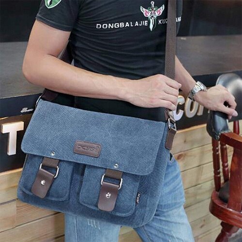 Borsa uomo messenger - , tela