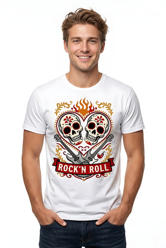 Shirt rock roll chitarra - rock'n'roll,