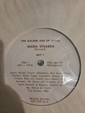 LP Maria Stuarda - Donizetti -