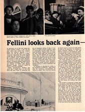 (F&F31) ARTICLE & PICTURES, FREDERICK FELLINI