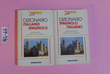 DIZIONARIO ITALIANO SPAGNOLO SPAGNOLO ITALIANO 2 VOLUMI DE AGOSTINI 1989-1996
