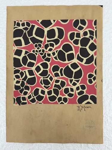 Disegno koloman moser - koloman, carta