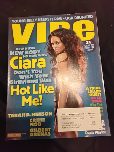 Vibe magazine february 2007 - vibe,