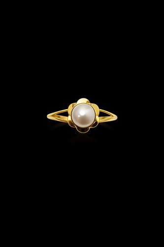 Anello oro 18k - anello, fiore