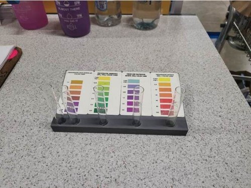 Acquario test tubo supporto - test,