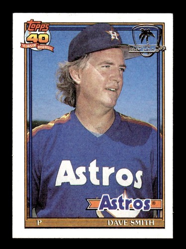 1991 topps 215 dave smith - 1991,