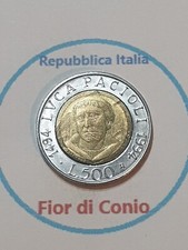 Repubblica Italiana 500 Lire Luca Pacioli 1994 FDC