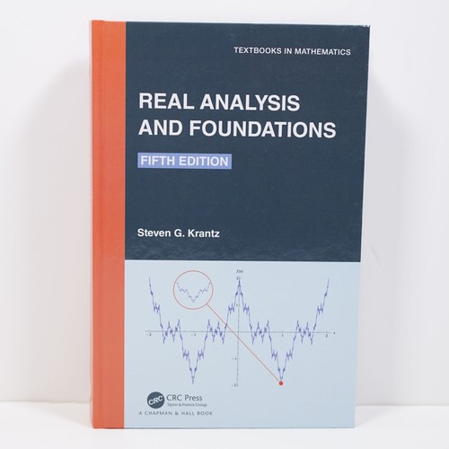 Real analysis and foundations - analysis,