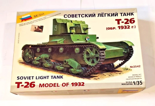 Zvezda 3542 soviet light tank - zvezda,