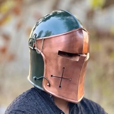 Elmetto Barbuta bicolore